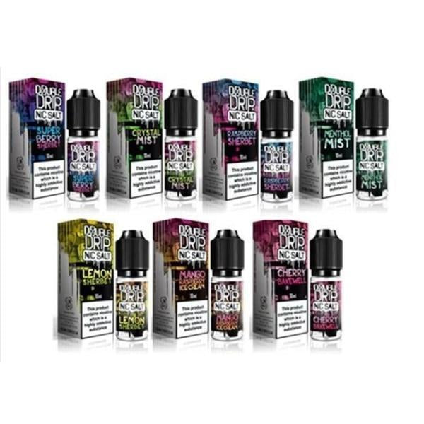 20MG Double Drip  10ML Flavoured Nic Salts E Liquid