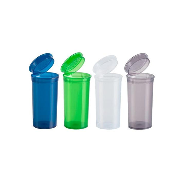 315 x 13 Dram Pop Top Storage Bottles - Mixed Colours