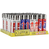 40 Clipper Refillable Printed Design Lighters