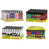 40 Clipper Refillable Printed Design Lighters