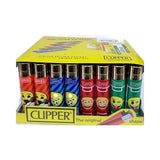 40 Clipper Refillable Printed Design Lighters