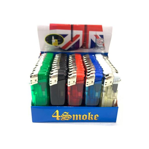 50 x 4Smoke Electronic Printed Lighters - YZ218DK