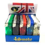 50 x 4Smoke Electronic Printed Lighters - DY068