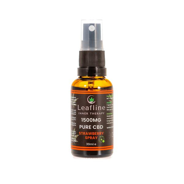 CBD Leafline 1500mg CBD MCT Oil Spray - 30ml