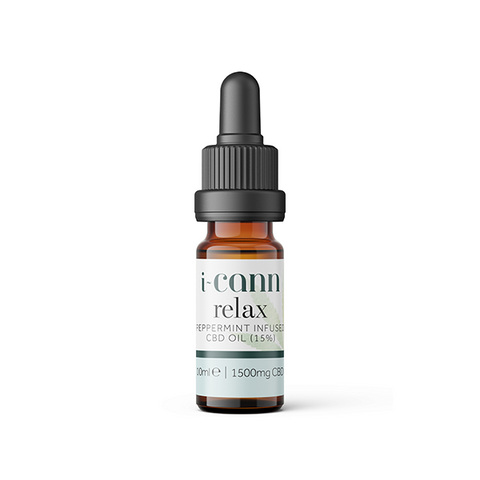 i-Cann Relax 15% Peppermint Infused CBD Oil - 10ml