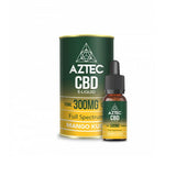 Aztec CBD 300mg CBD Vaping Liquid 10ml (50PG/50VG)