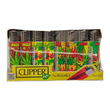 40 Clipper Refillable Printed Design Lighters