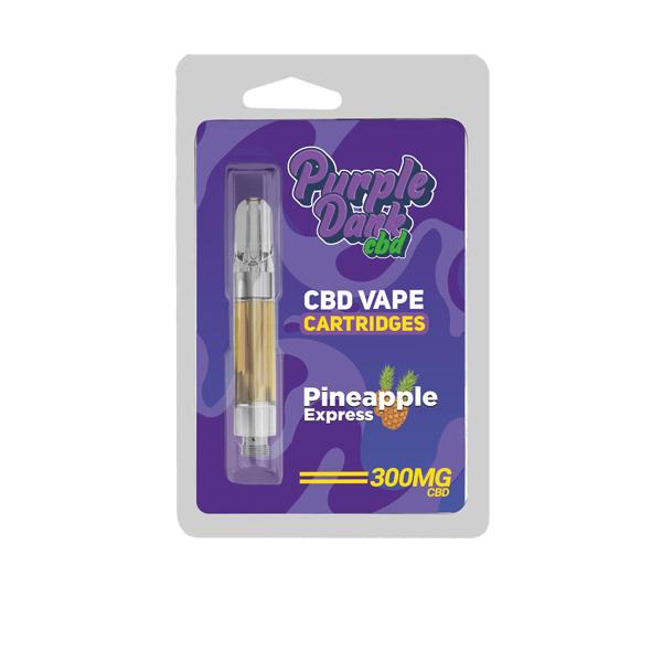 Purple Dabz CBD Vape Cartridges 300 & 600 MG - Pineapple Express