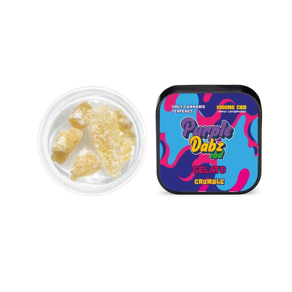 Purple Dabz by Purple Dank 1000mg CBD Crumble - Gelato