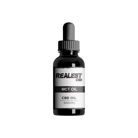 Realest CBD 3000mg Broad Spectrum CBD MCT Oil - 30ml (BUY 1 GET 1 FREE)