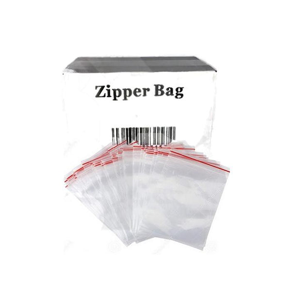 Zipper Branded  2 x 2A Clear Bags